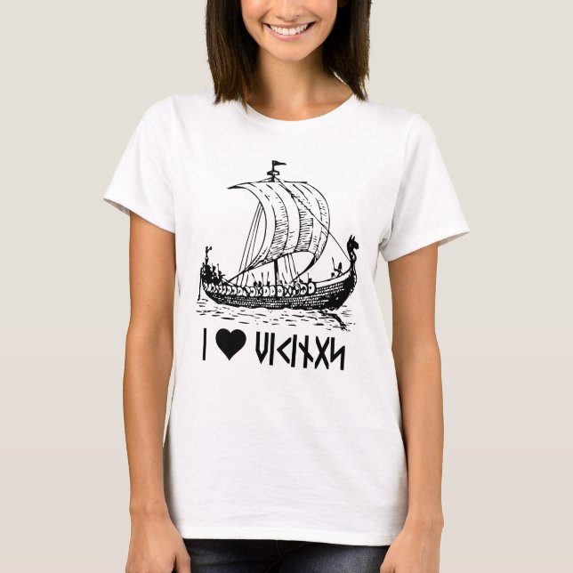 Viking Ship T-Shirt (Front)