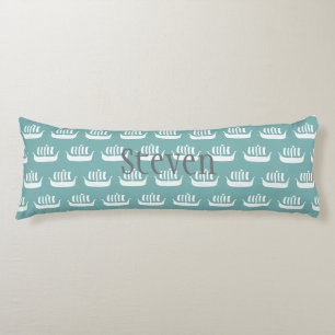 Viking ships custom body pillow
