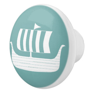 Viking ships knob/drawer pull