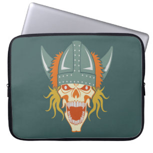 VIKING skull custom laptop sleeve