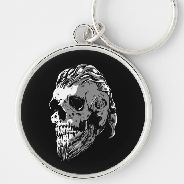 Viking Skull Keychain (Front)