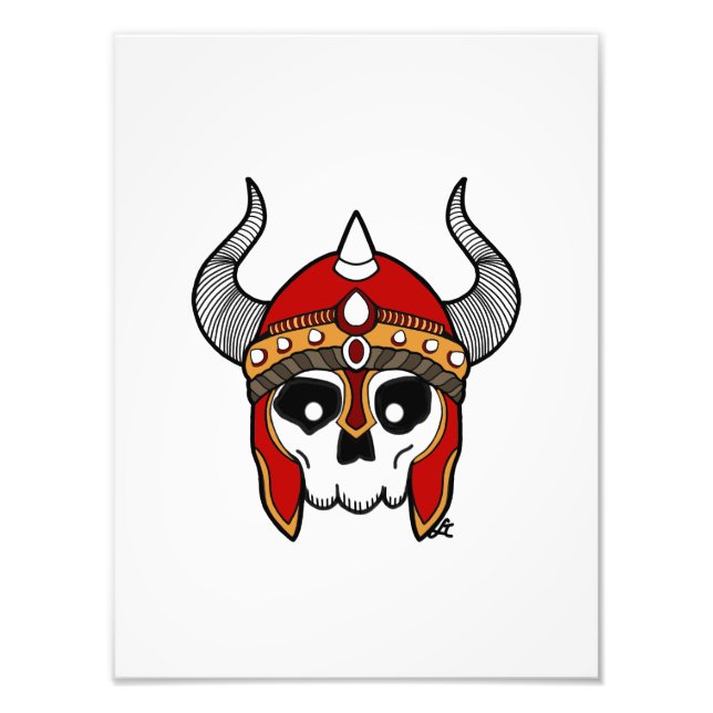 Viking skull poster (Front)