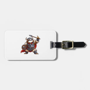 viking sloth Oversized T-Shirt Luggage Tag