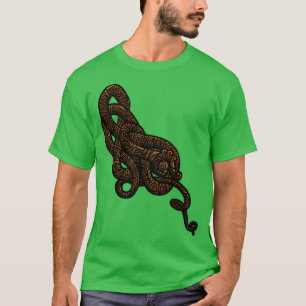 Viking snake Ancient gold T-Shirt