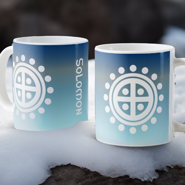 Viking Sun Wheel Symbol - Personalized Large Coffee Mug (Creator Uploaded)
