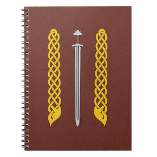 Viking Sword and Plaitwork Notebook