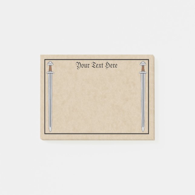 Viking Sword Post-it Notes (Front)