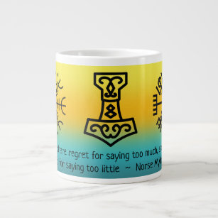 Viking Symbols Large Coffee Mug