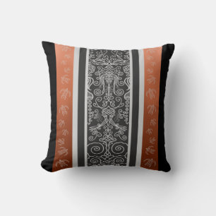 Viking Tattoo Throw Pillow