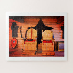 Viking throne room jigsaw puzzle