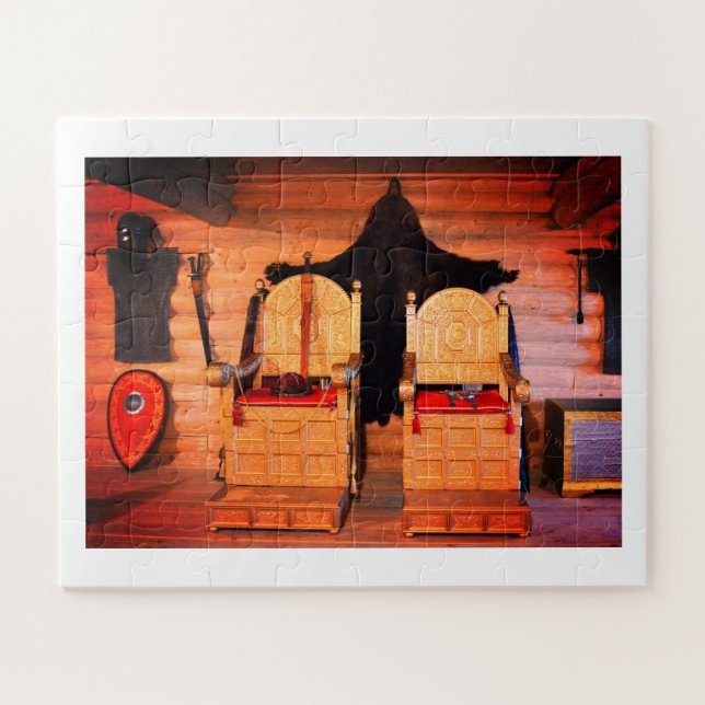 Viking throne room jigsaw puzzle (Horizontal)