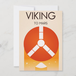 Viking to Mars Space Art Invitation
