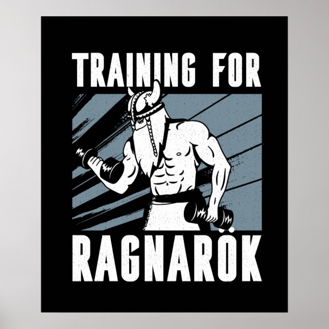 Viking Training For Ragnarok Poster (Front)
