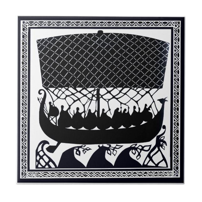 Viking Trip to Paradise Tile (Front)