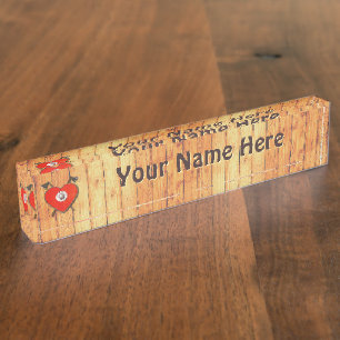 Viking Valentine Nameplate