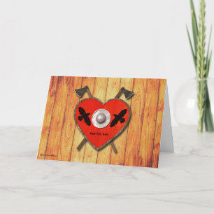 Viking Valentine - Raven Card