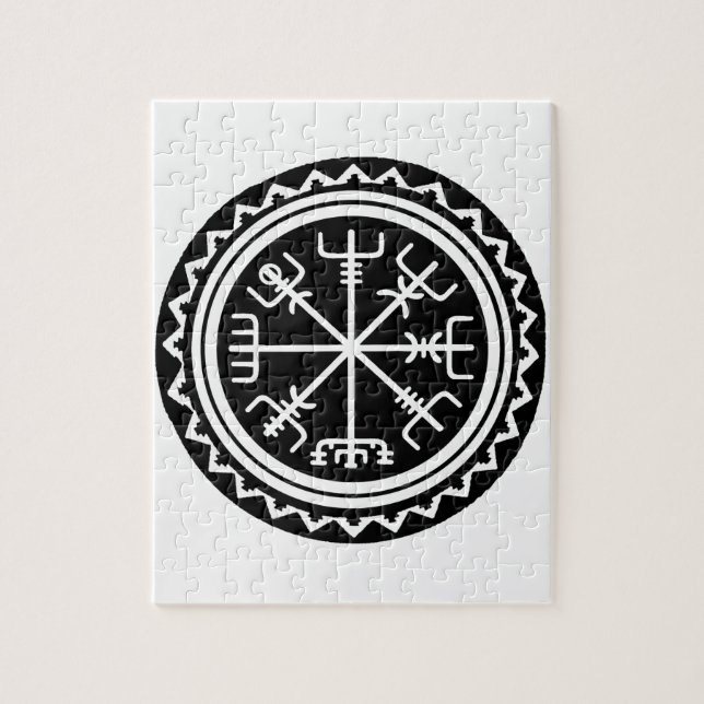 Viking Vegvisir Compass Jigsaw Puzzle (Vertical)