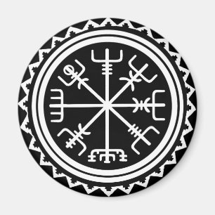Viking Vegvisir Compass Magnet