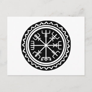 Viking Vegvisir Compass Postcard