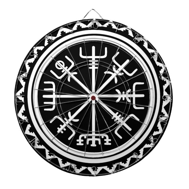Viking Vegvisir Nautical Compass Dartboard (Front)