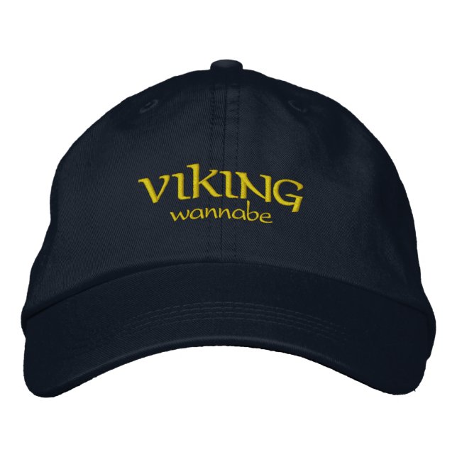 VIKING wannabe Embroidered Hat (Front)