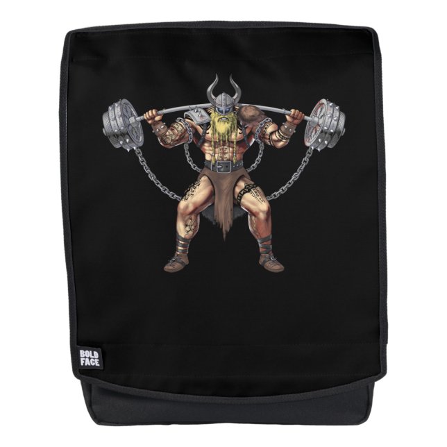 Viking Warrior Fitness Weight Lifting Backpack (Front)