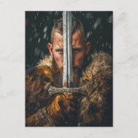 Viking Warrior in Authentic Attire