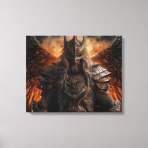 Viking Warrior Knight - Stretched Canvas Print