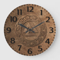 Viking Warrior Leather Print