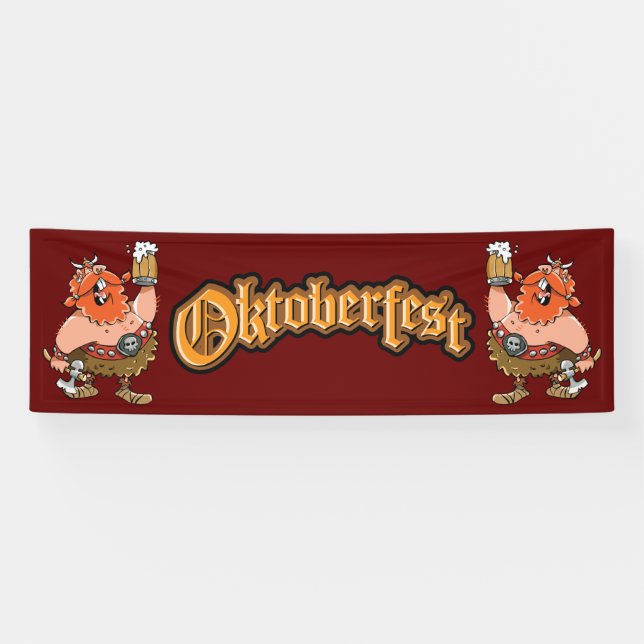 VIKING WARRIOR OKTOBERFEST BANNER (Horizontal)