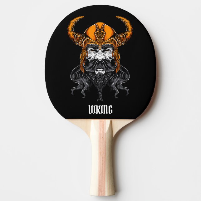 Viking Warrior Ping Pong Paddle (Front)
