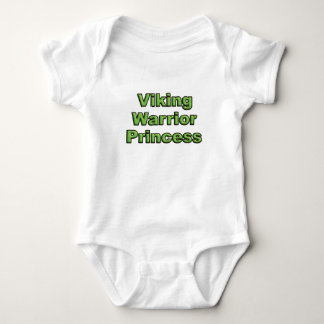 Viking Warrior Princess Baby Bodysuit