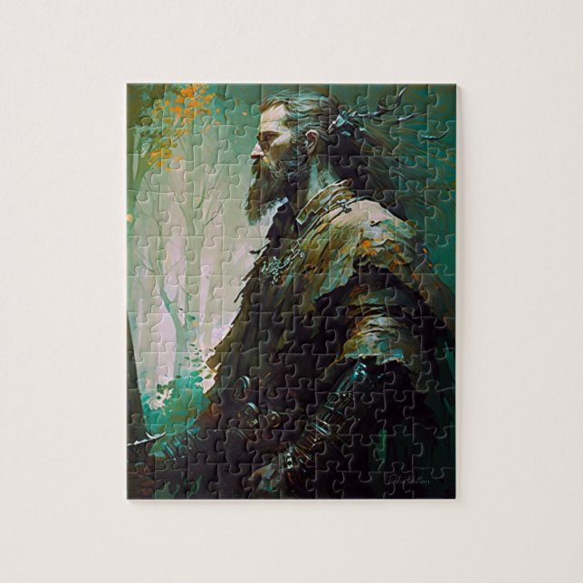 Viking Warrior Puzzle (Vertical)