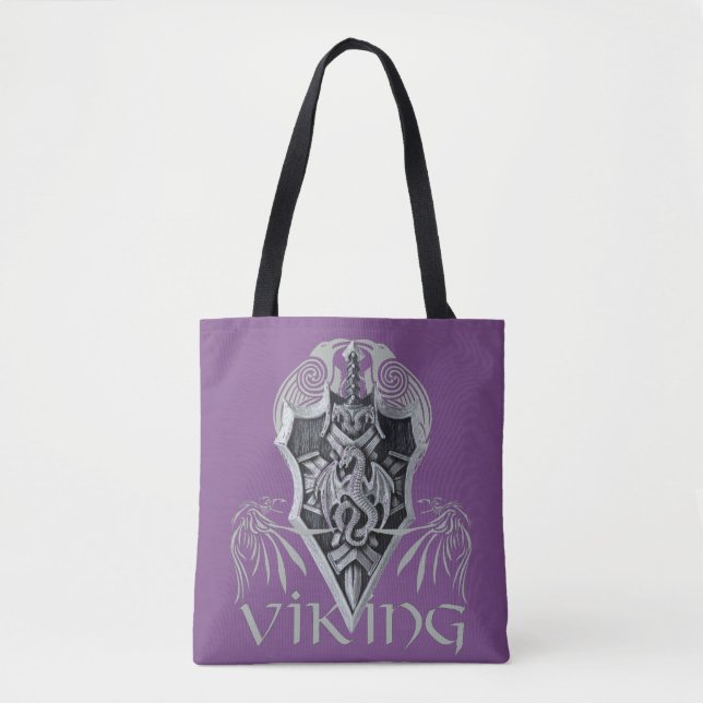 Viking Warrior Tote Bag (Front)