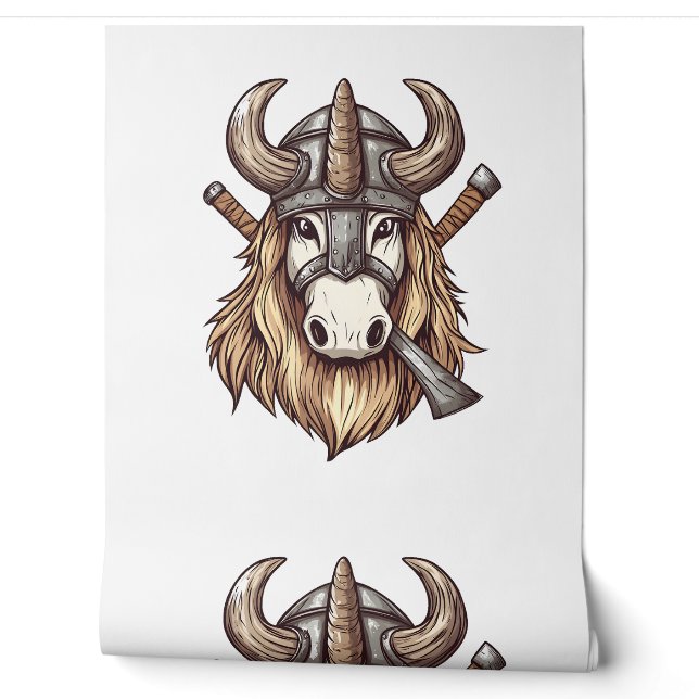 Viking Warrior Unicorn (1) Wallpaper (Unrolling)