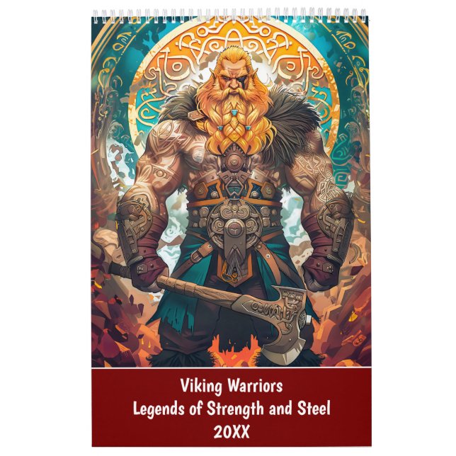 Viking Warriors – Legends of Strength and Steel Calendar (Cover)