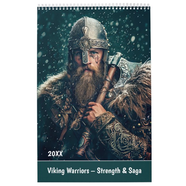 Viking Warriors – Strength & Saga Calendar (Cover)