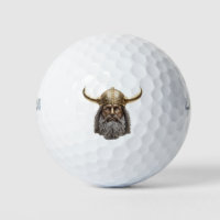 VIKING WITH GOLDEN HORNED HELM