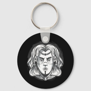 Viking Woman Warrior Keychain