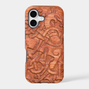 Viking wood carving