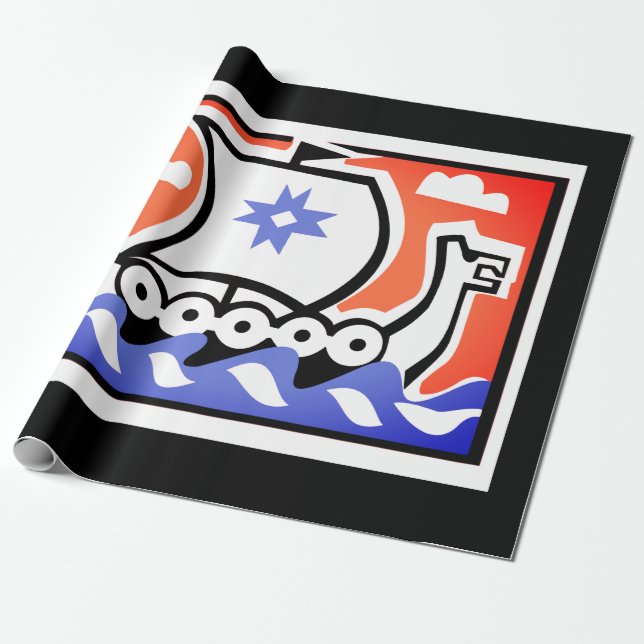 Viking Wrapping Paper (Unrolled)