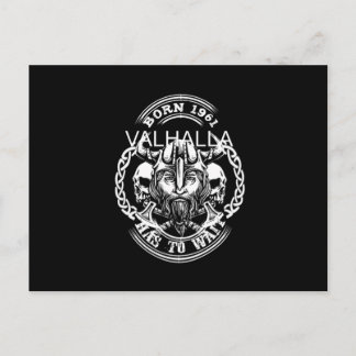 Viking Year Of Birth 61 "Valhalla has to Wait" Postcard