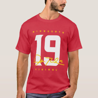 Vikings Adam Thielen 19 Signature Design T-Shirt
