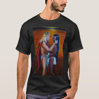 Vikings Discover America Interracial Lovers Series T-Shirt