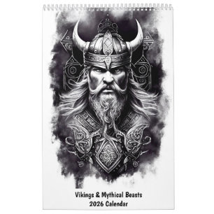 Vikings & Mythical Beasts 2026 Calendar