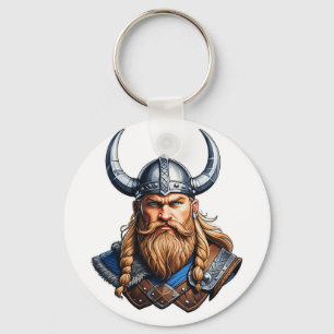 Vikings Nordic Man Keychain