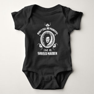 Vikings Oden - Princess I'm a Shield Maiden Baby Bodysuit