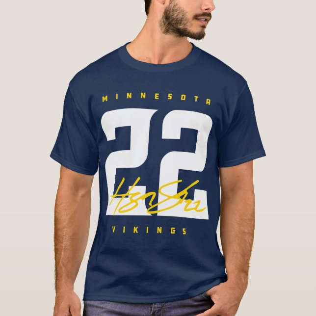 Vikings on Smith 22 Signature Design Oversized T-Shirt (Front)