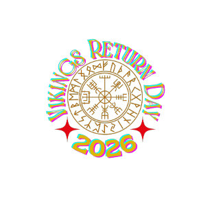 Vikings Return Day 2026 Nordic Runes Graphic T-Shirt