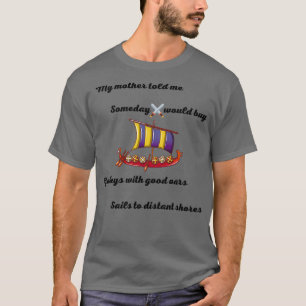 Vikings serie selected poetry T-Shirt